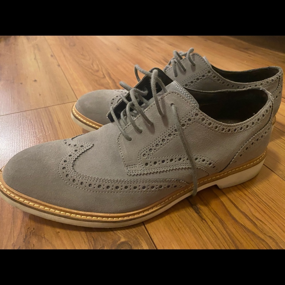 Cole Haan Suede Grey Shoes